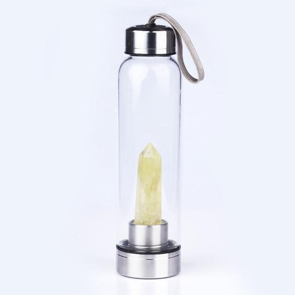 Pure Essence Natural Stone Infused Water In Glass Bottle Vista Shops