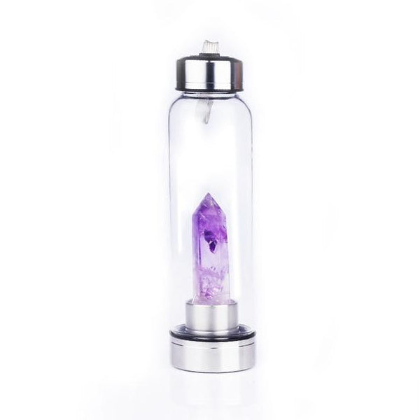 Pure Essence Natural Stone Infused Water In Glass Bottle Vista Shops