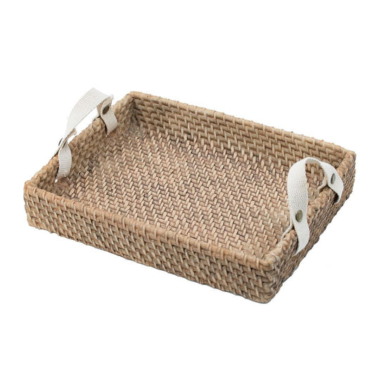 Picture of Woven Textured Tray with Handles