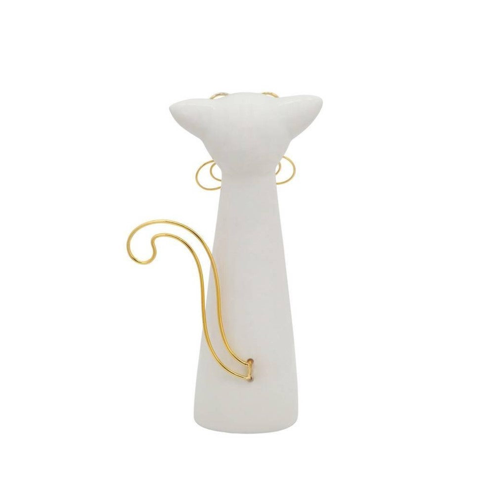 Picture of White Cat w/ Gold Glasses
