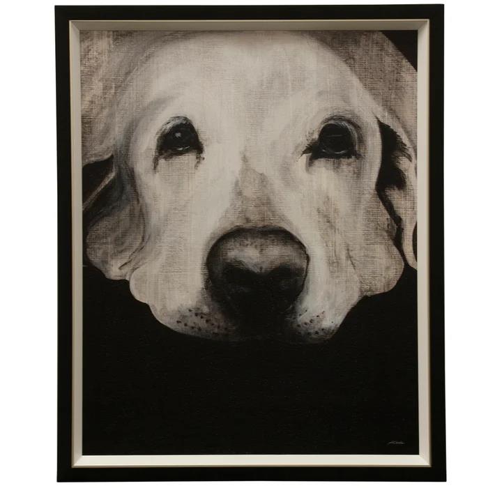 Dog Portrait Framed Wall Art Print Adjectives Market