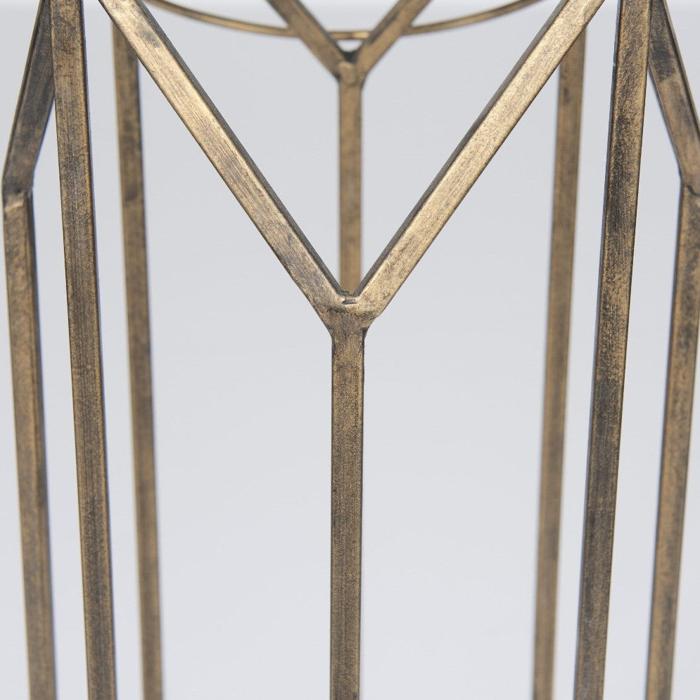 Picture of Gold Cage Lantern 36"