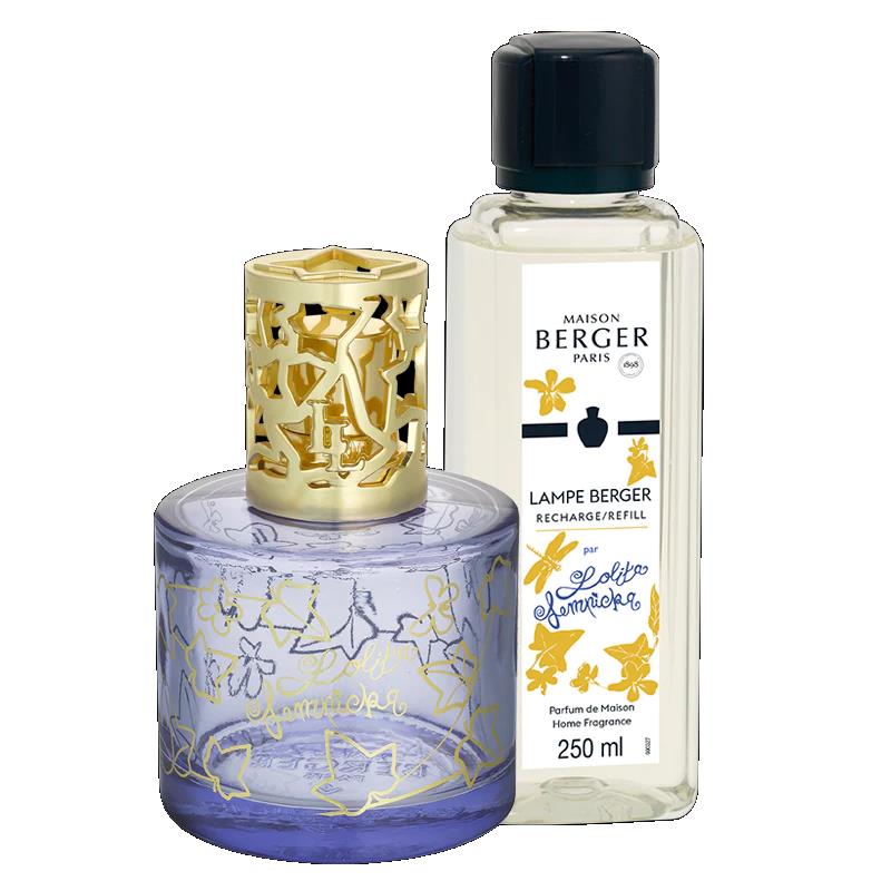 Picture of Lolita Lempicka Blue Fragrance Lamp Gift Set w/ Pure Home