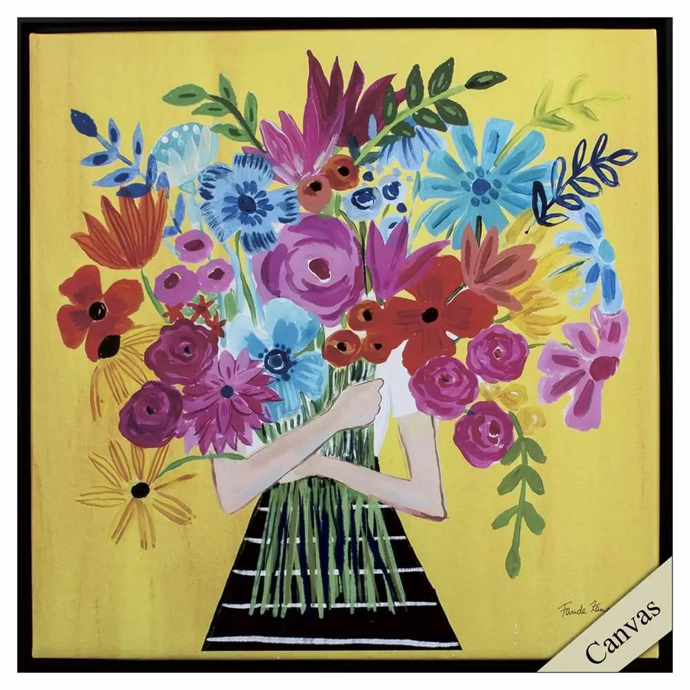 Picture of Flower Girl I 25"x25"