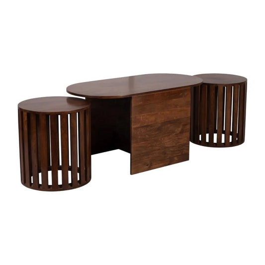 Picture of Contemporary Accent Table w/ Stools
