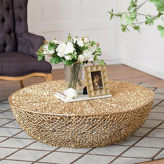 Picture of Cellular Gold Coffee Table