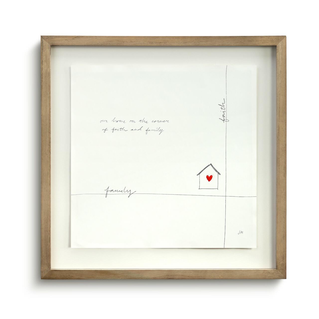 Picture of Crossroads Faith Wall Art 17.5"