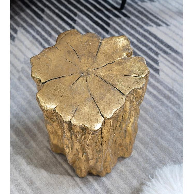 Picture of Gold Stump Accent Table