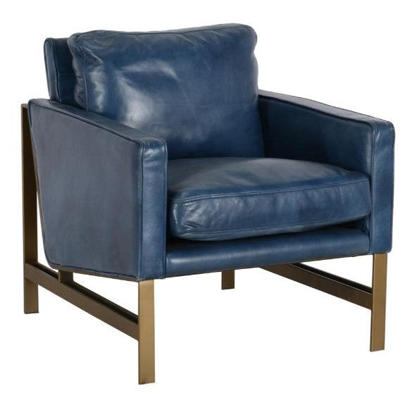 Picture of Cazz Blue Chair Top Grain Leather