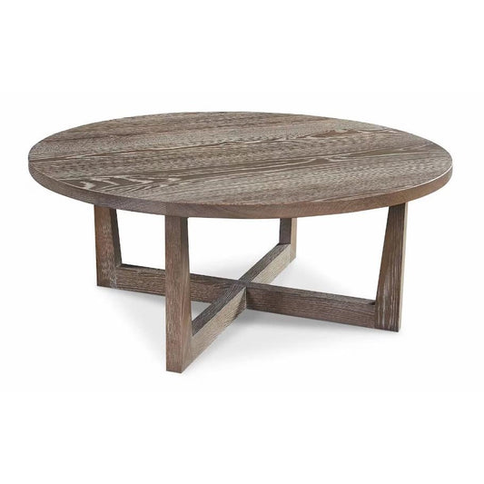 Picture of Bassett Liam Oak Round Cocktail Table