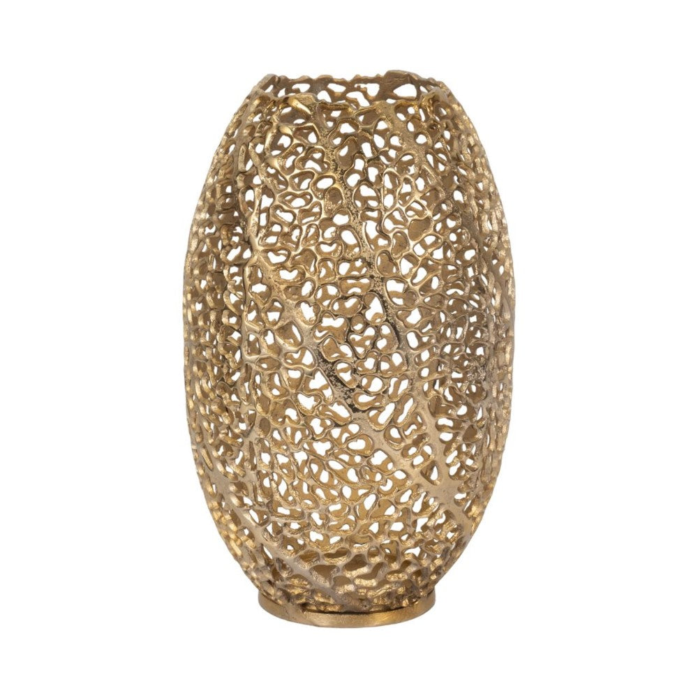 Picture of Meadow Metal Urn Vase, Small
