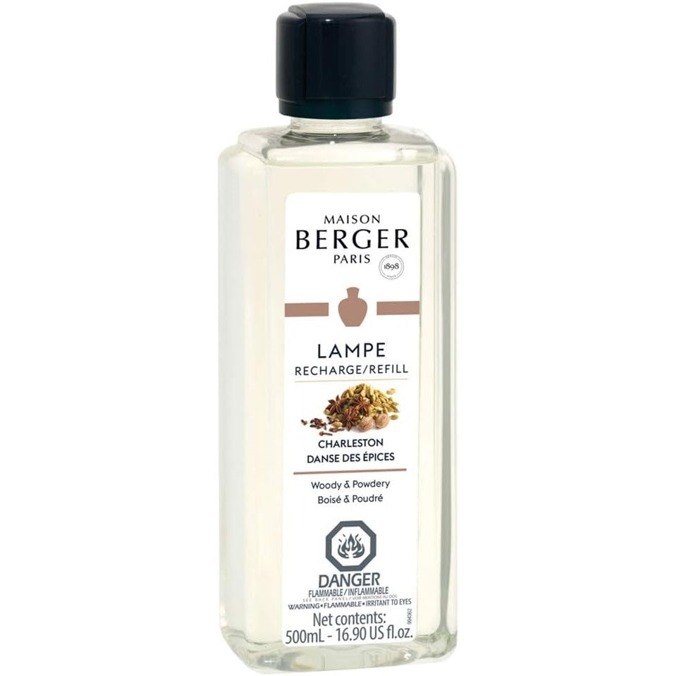 Maison Berger Paris lamp refill, Charleston scent, 500ml bottle.