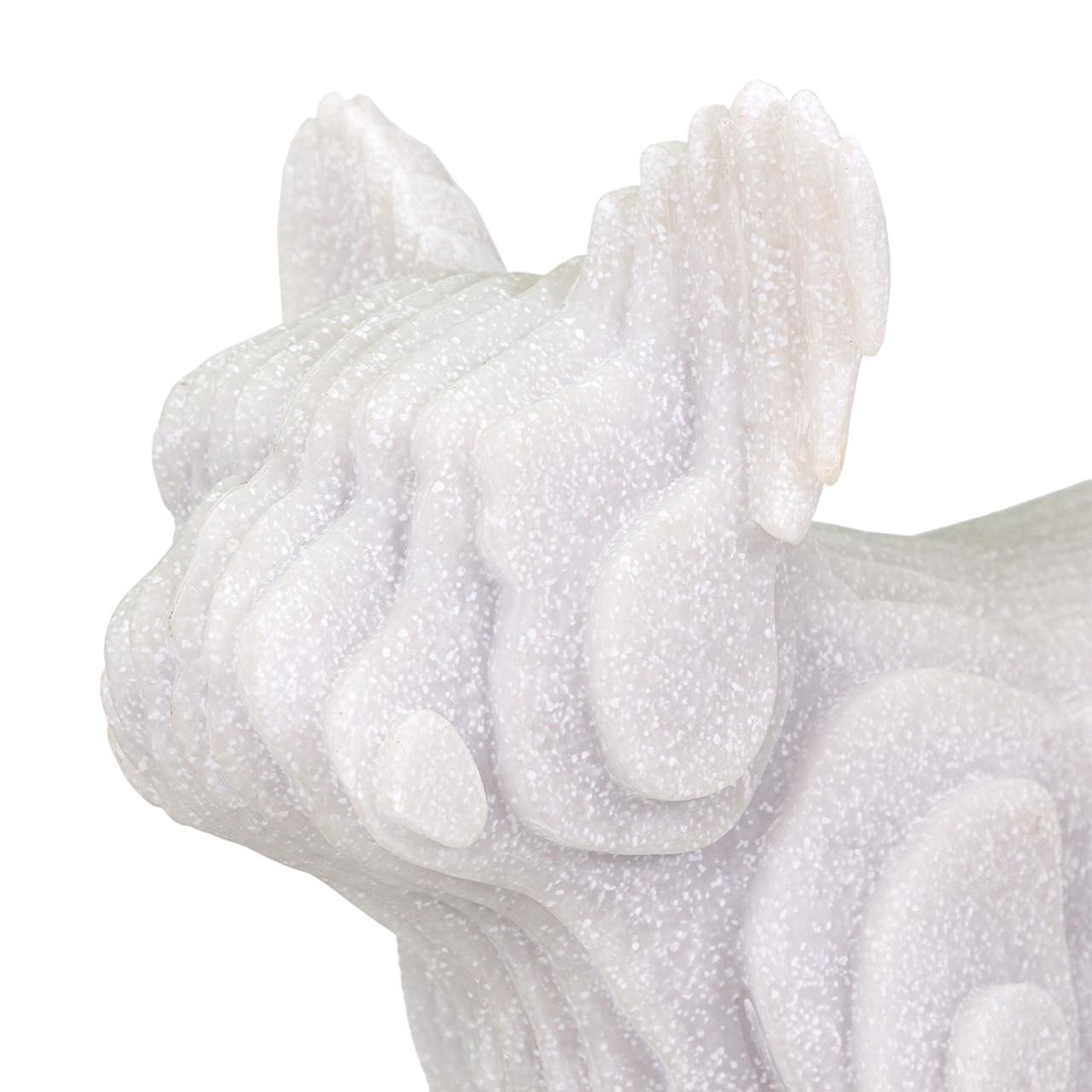 Picture of Quartz Pug Statuary
