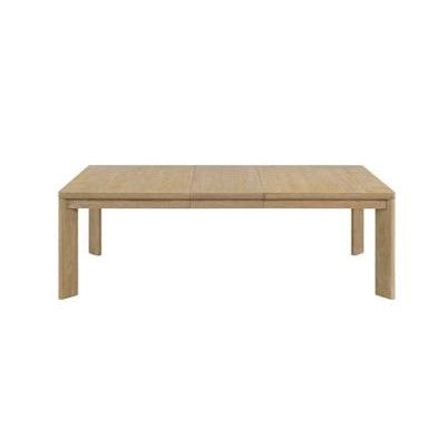 Minimalistic wooden rectangular table.