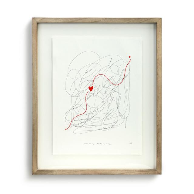 Picture of Love Always Finds a Way Wall Art 21.5"x17.5"
