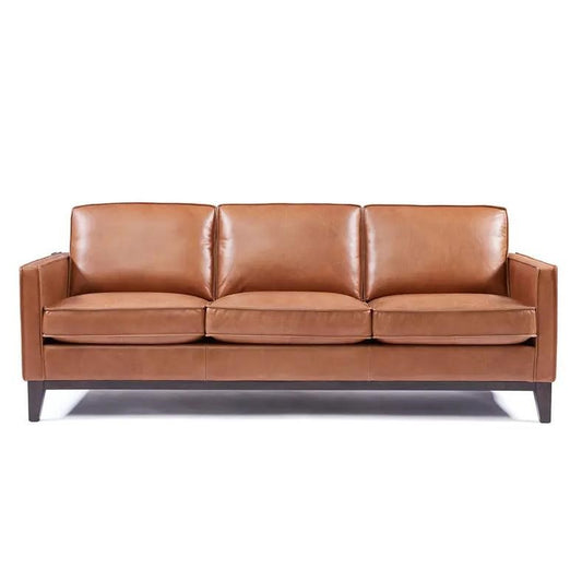 Picture of Wales 86" Chestnut Leather Sofa