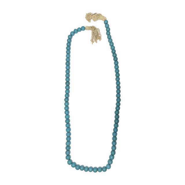Picture of Turquoise Wood Bead 84" Garland