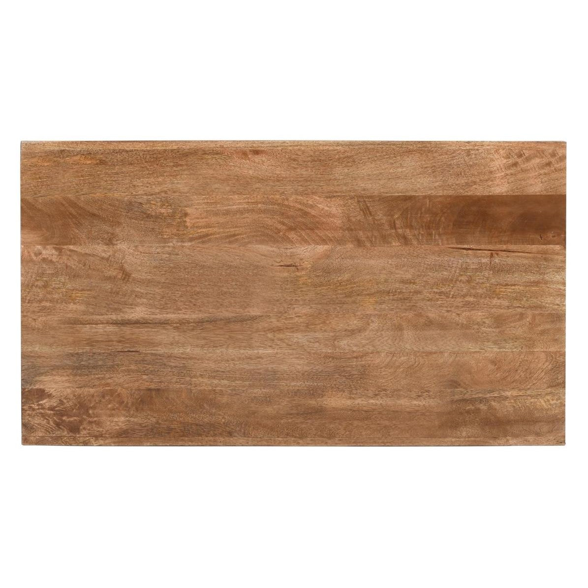 Rectangular wooden table surface with a natural finish.