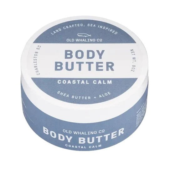 Old Whaling Co. Coastal Calm body butter with shea and aloe.