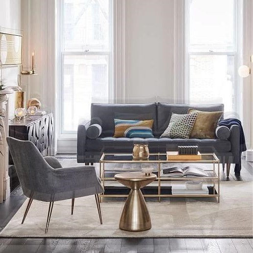 Picture of Raul Grey Velvet Sofa