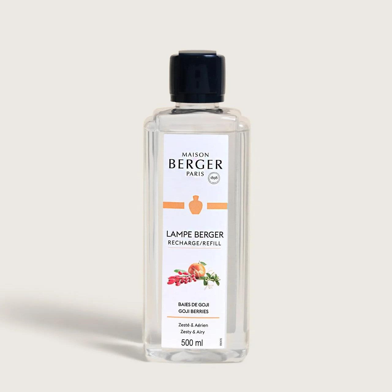 Maison Berger refill bottle, Goji Berries scent, 500 ml.