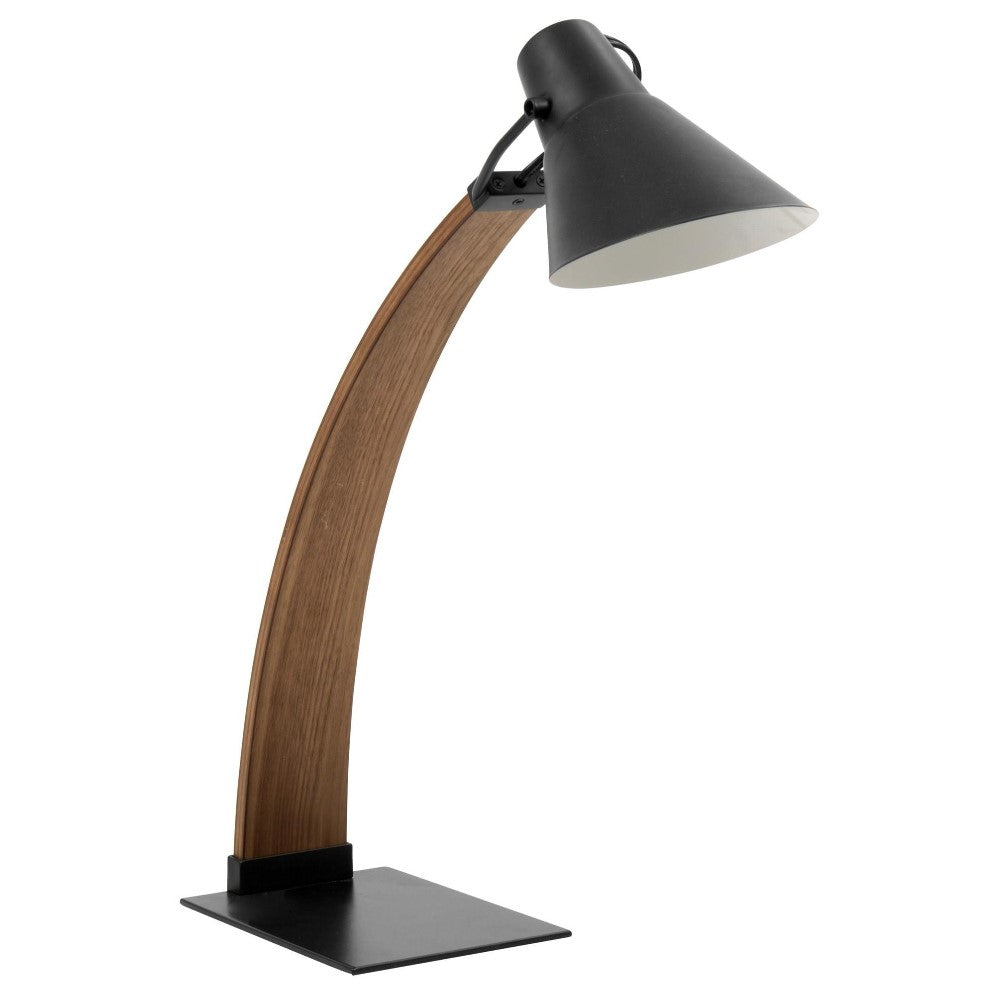 Picture of Norman Table Lamp Walnut and Black