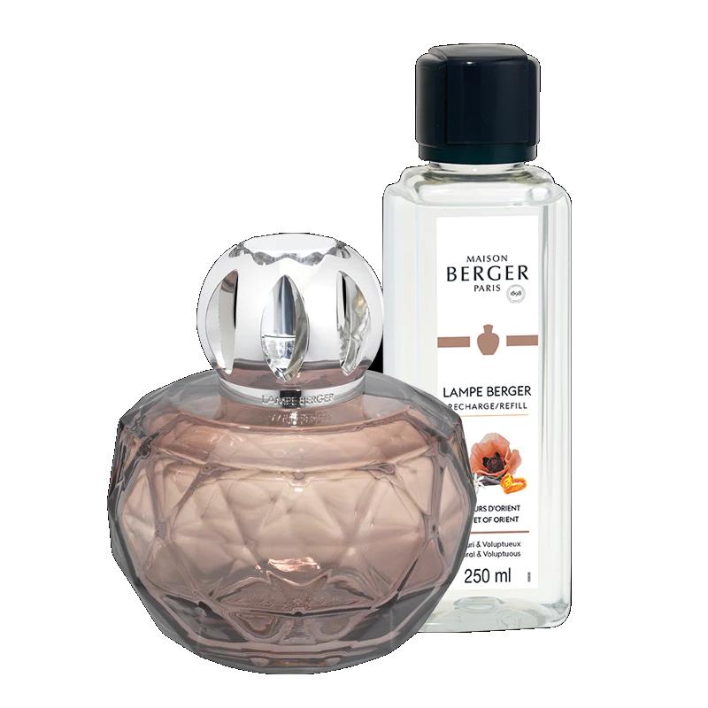 Picture of Adagio Vintage Pink Fragrance Lamp Gift Set w/ Velvet of Orient