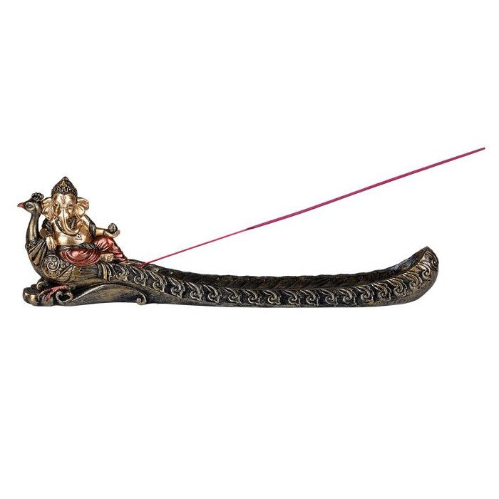 Decorative incense holder with an elephant motif.