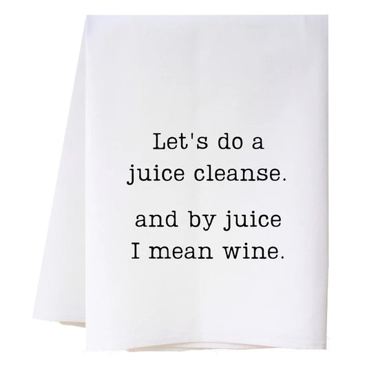 Picture of Juice Cleanse Flour Sack Towel