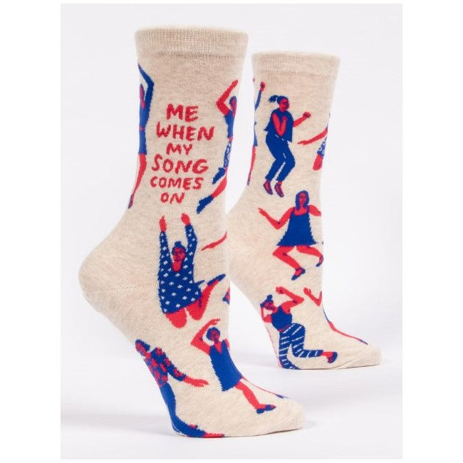 Picture of Women's Crew Socks - "My Song Comes On"