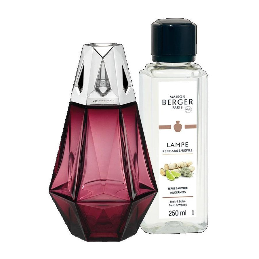 Picture of Prisme Garnet Fragrance Lamp Gift Set w/ Wilderness