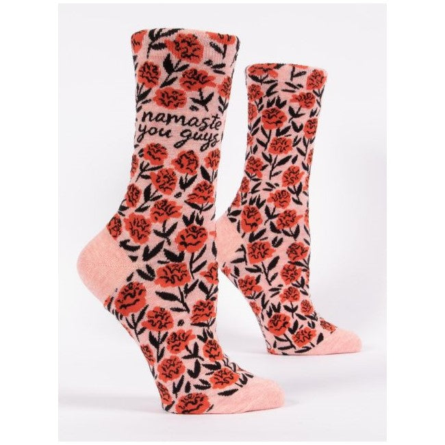 Picture of Women's Crew Socks - "Namaste You Guys"