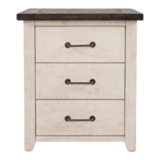 Picture of Madden Vintage White Nightstand