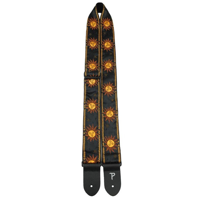 Picture of 2" Black Sunshine Jacquard Guitar Strap