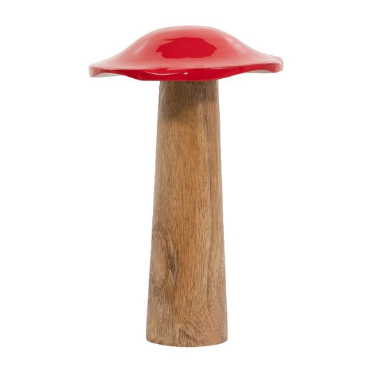 Picture of Wood Toadstool Decor, Large