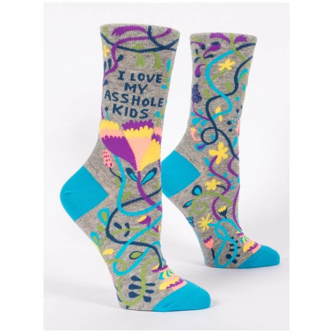 Picture of Women's Crew Socks - "Love My Kids"