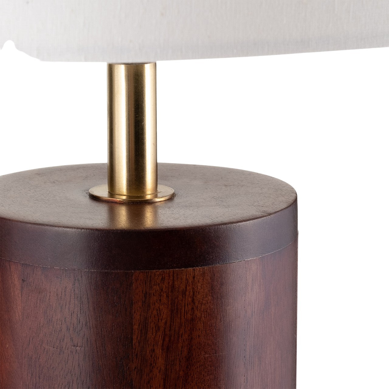 Picture of Brown Cylinder Table Lamp