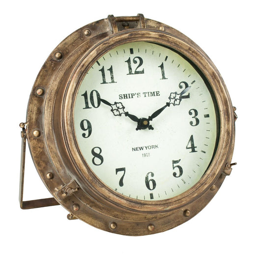 Picture of Bronze Porthole Table Clock