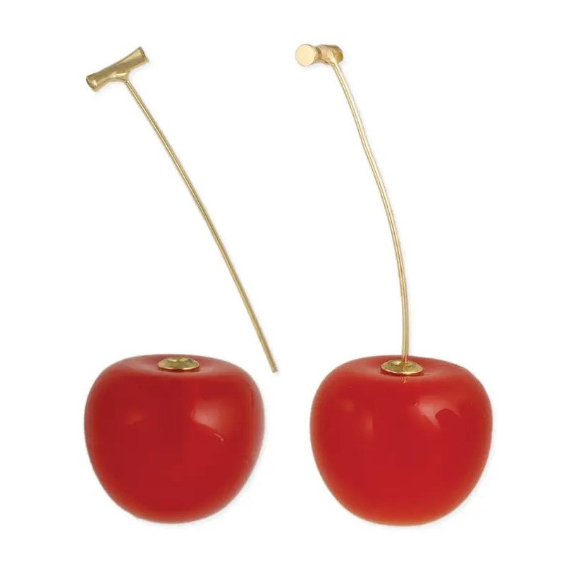 Picture of Resin Cherry Drop Earrings