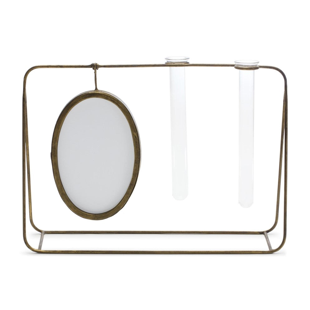 Picture of Frame w/ Tube Vases