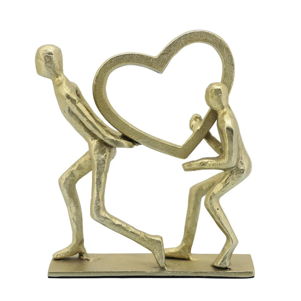 Picture of Heart Couple Decor Gold