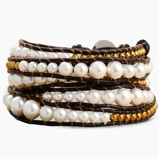 Picture of Fortifying Pearl Wrap Bracelet