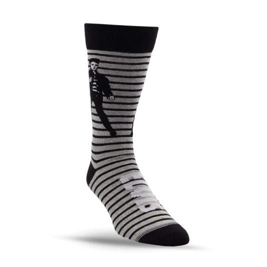 Picture of Jailhouse Rock Crew Socks, Large/Heather Grey