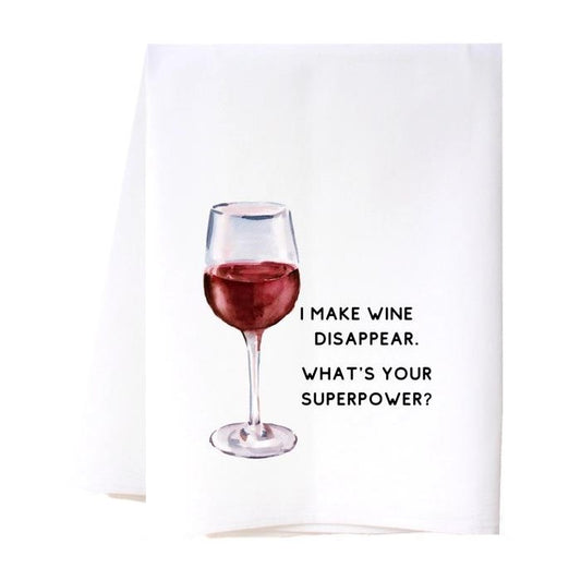 Picture of Wine Disappear Dish Flour Sack Towel