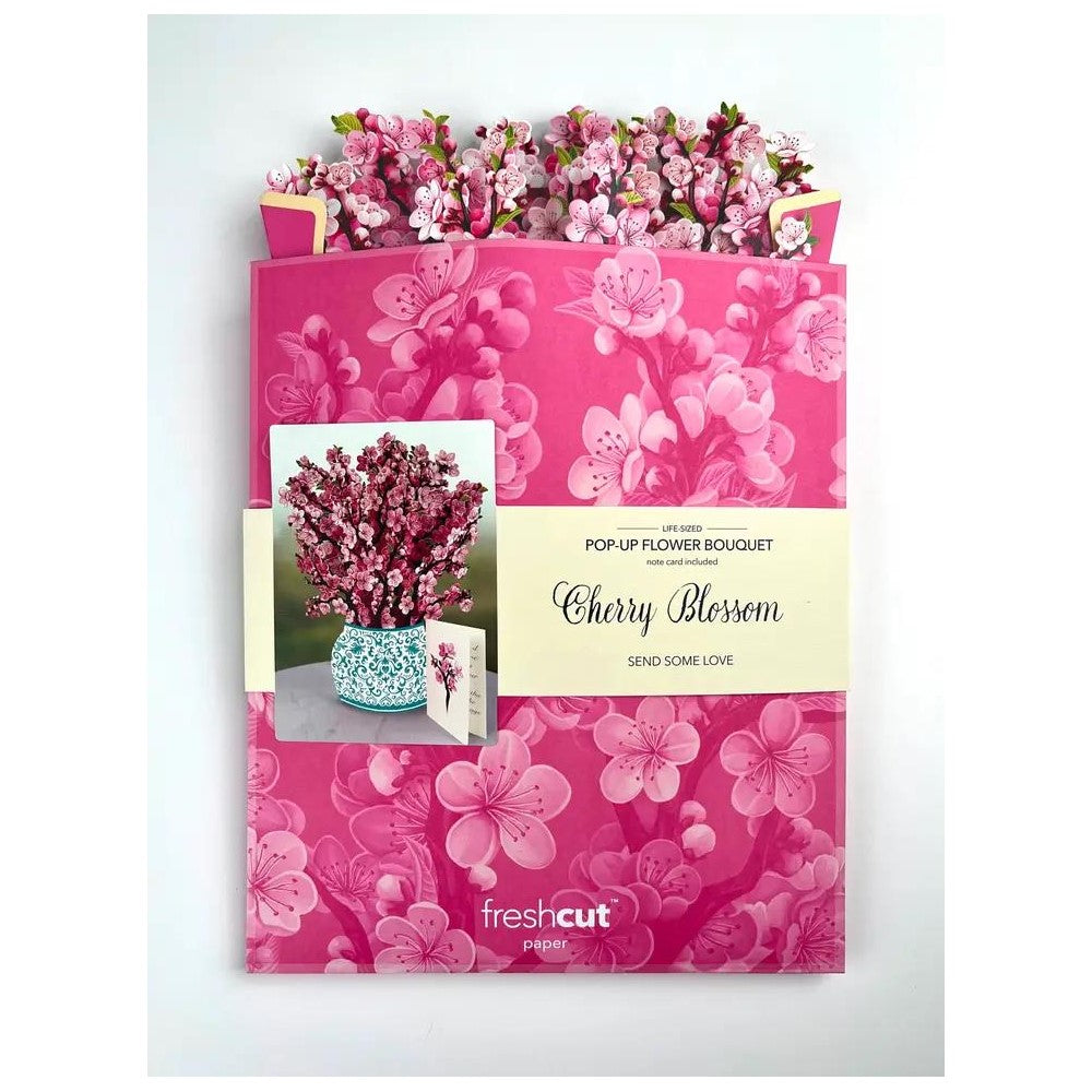 Picture of Cherry Blossom Pop-Up Bouquet Greeting Card