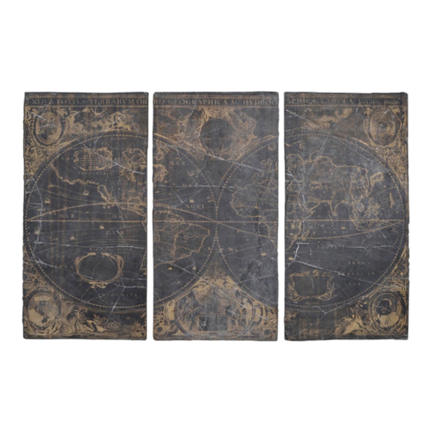 Picture of Vintage World Map S/3