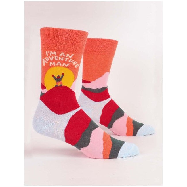Picture of Men's Crew Socks - "Adventure Man"