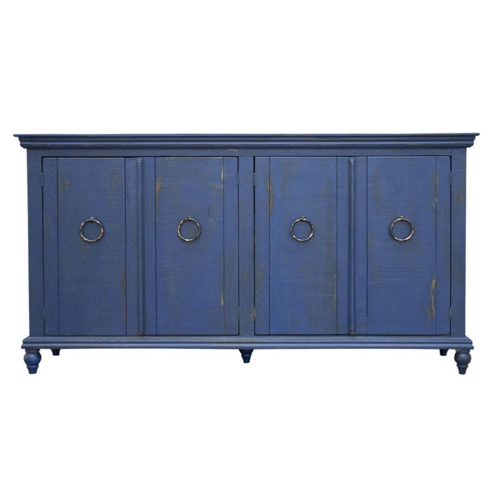 Picture of Costra 73" Blue Console W/Hutch