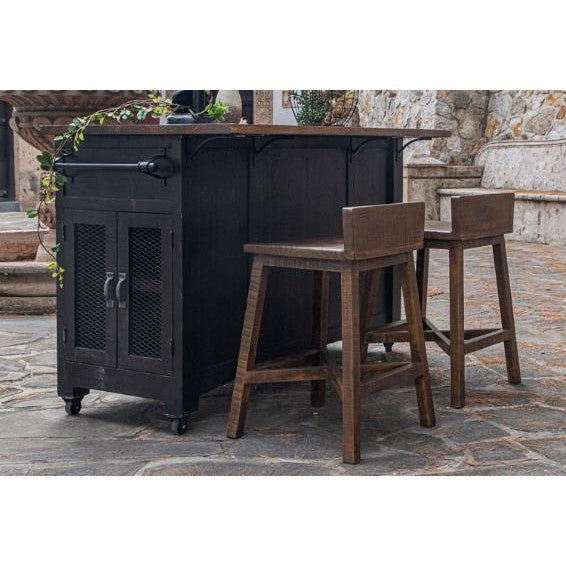 Picture of Poblano Kitchen Island 59" Black