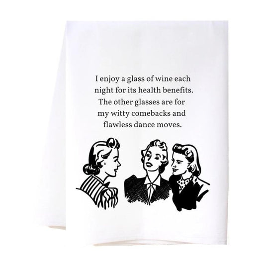 Picture of Witty Comebacks Flour Sack Towel